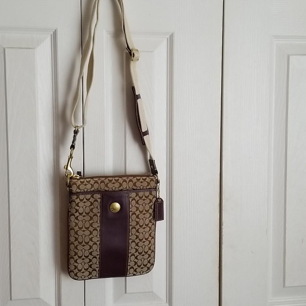 Coach cross body purse
